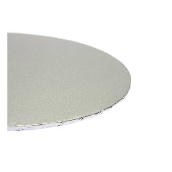 Silver Round Double Thick Card Cake Board 8 Inches image number 3