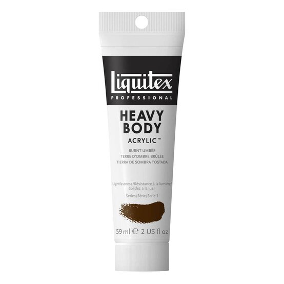 Liquitex Professional Burnt Umber Heavy Body Acrylic 59ml image number 1