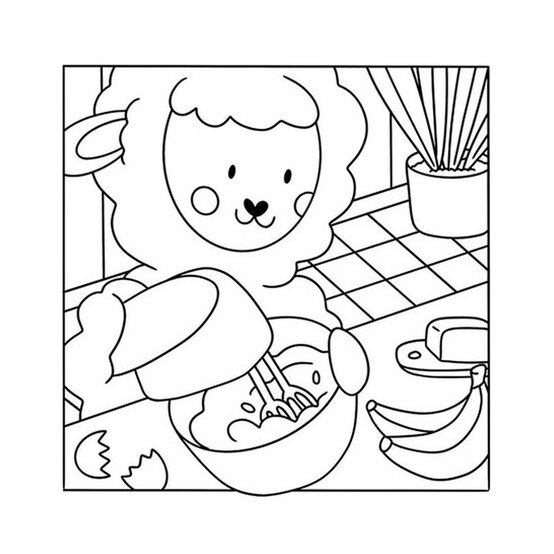 My Little Cosy Life Foodies Colouring Book image number 5