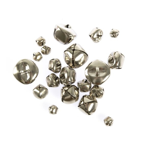 Silver Jingle Bells 20 Pack image number 1