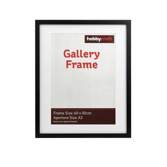 Black Gallery Frame 40cm x 50cm image number 2