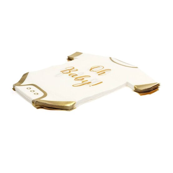 Create & Celebrate Baby Grow Napkins 12 Pack image number 3