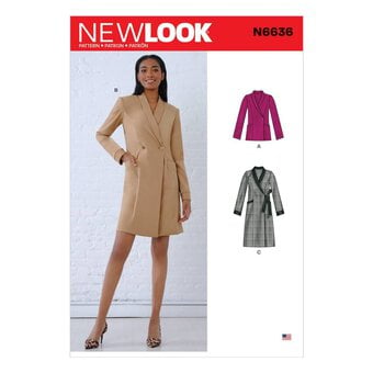 New Look Women’s Dress and Blazer Sewing Pattern N6636
