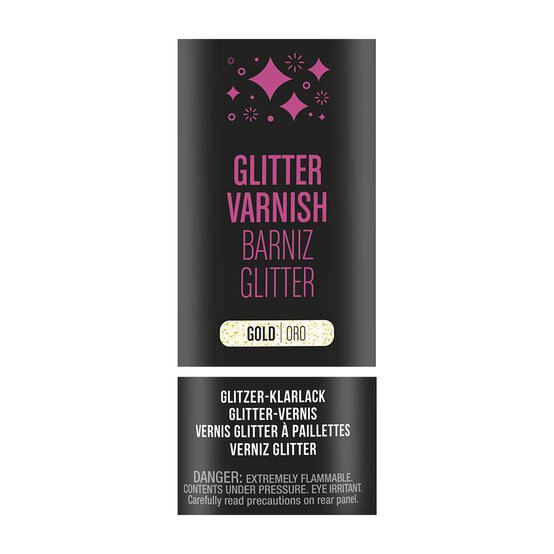 MTN WEPRO Gold Glitter Varnish 400ml image number 2