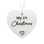 Hanging My 1st Christmas Heart Decoration 7cm image number 2