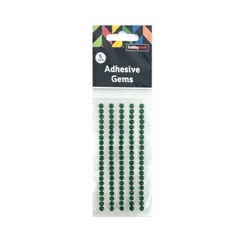 Green Adhesive Gem Strips 5mm 5 Pack image number 4