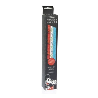 Mickey Mouse Iron-On Vinyl 12 x 12 Inches 3 Pack