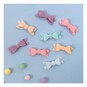 Pastel Felt Bows 8 Pack  image number 1