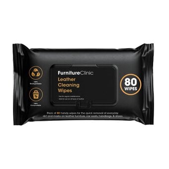 Furniture Clinic Leather Cleaning Wipes 80 Pack 