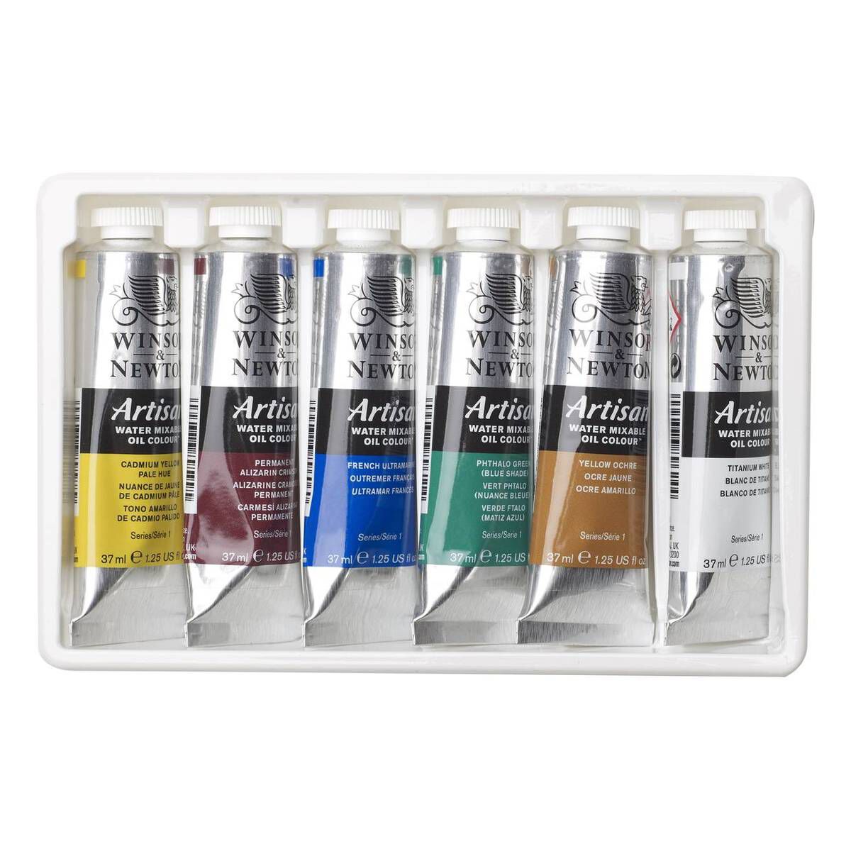 Winsor & Newton Artisan Water Mixable Oil Colour 37ml 6 Pack Hobbycraft