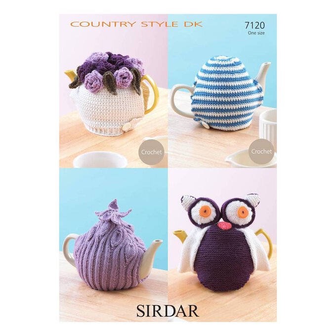 Sirdar Country Style DK Tea Cosy Digital Pattern 7120 image number 1