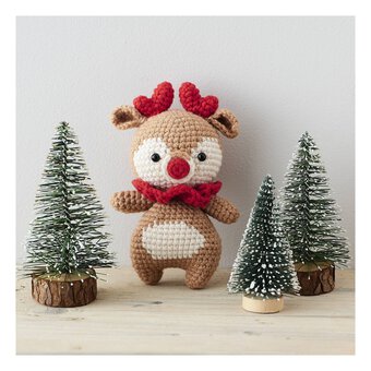 Make Your Own Crochet Reindeer Decoration Kit
