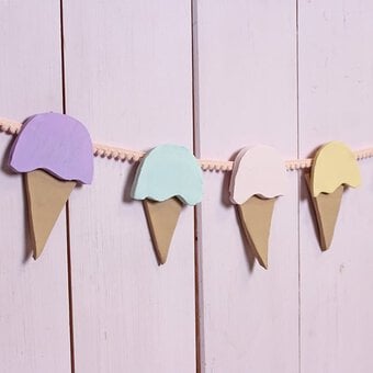 How to Make Ice Cream Bunting