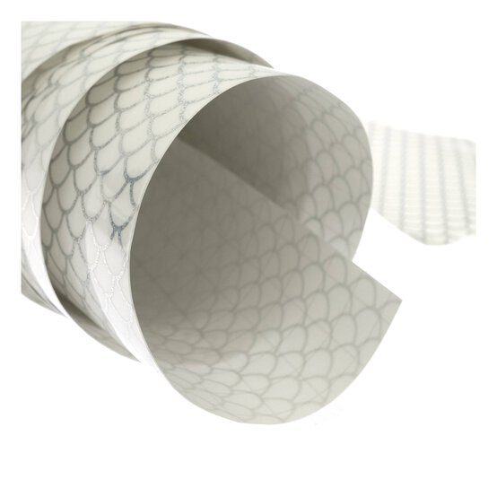 White and Gold Foil Scales Permanent Vinyl 12 x 24 Inches image number 3