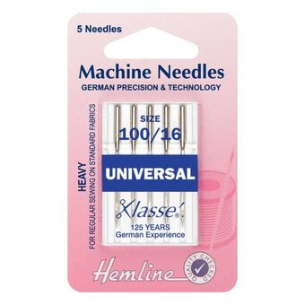 Hemline Size 100 Machine Needle 5 Pack