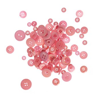 Pink Buttons Pack 50g