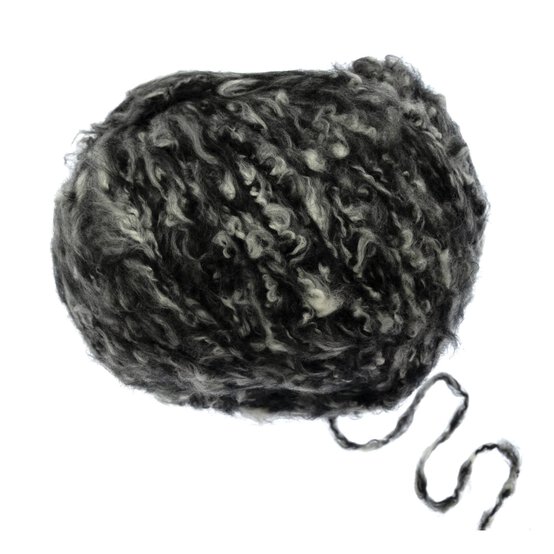 Knitcraft Black and White Blame It on the Bouclé Yarn 50g image number 3