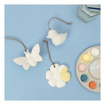 Hanging Ceramic Bee Decoration 10cm