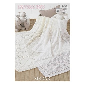 Sirdar Snuggly 2 and 3 Ply Shawl Pattern 1452