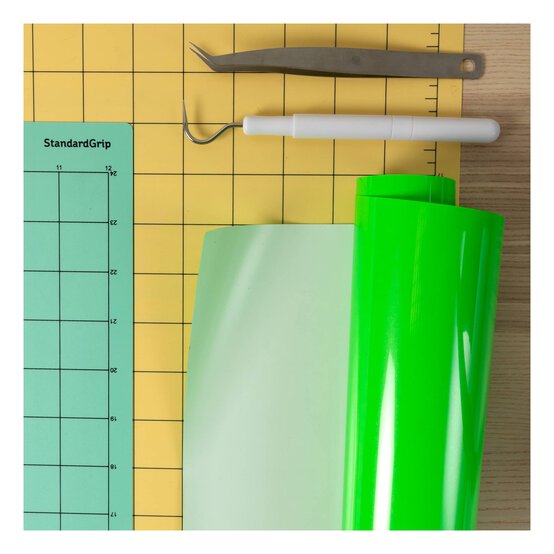 Siser Fluorescent Green Easyweed Heat Transfer Vinyl 30cm x 50cm image number 4