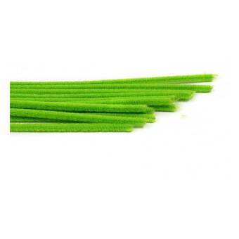 Bright Green Pipe Cleaners 12 Pack