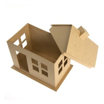 Mache House with Removable Roof 23cm image number 2