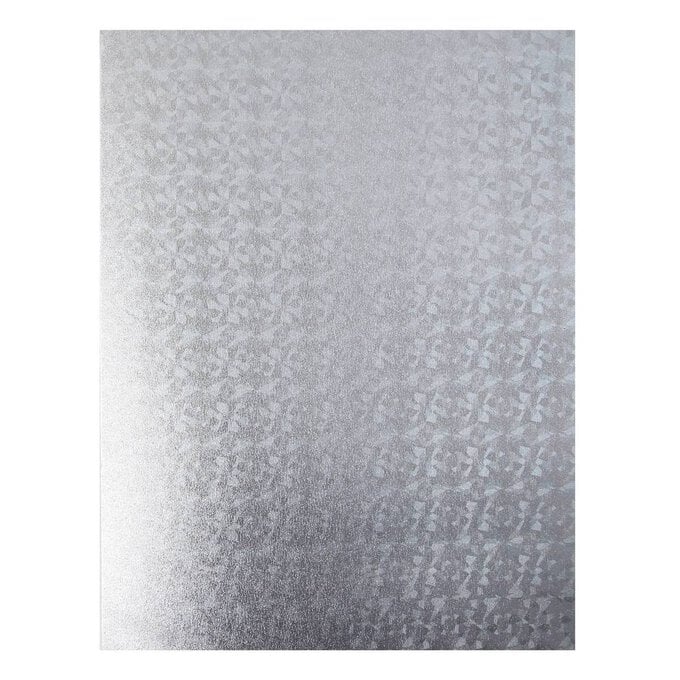 Silver Hologram Foam Sheet 22.5cm x 30cm image number 1