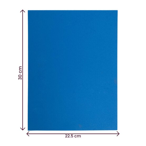 Blue EVA Foam Sheet 22.5cm x 30cm image number 4