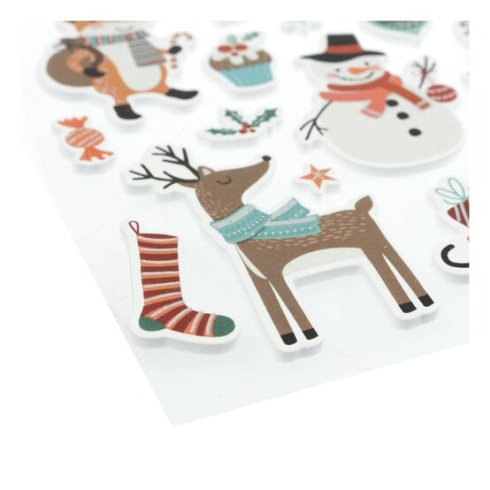Snowmen and Sleigh Foam Stickers image number 3