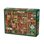 Cobble Hill The Cat Library Jigsaw Puzzle 1000 Pieces image number 1