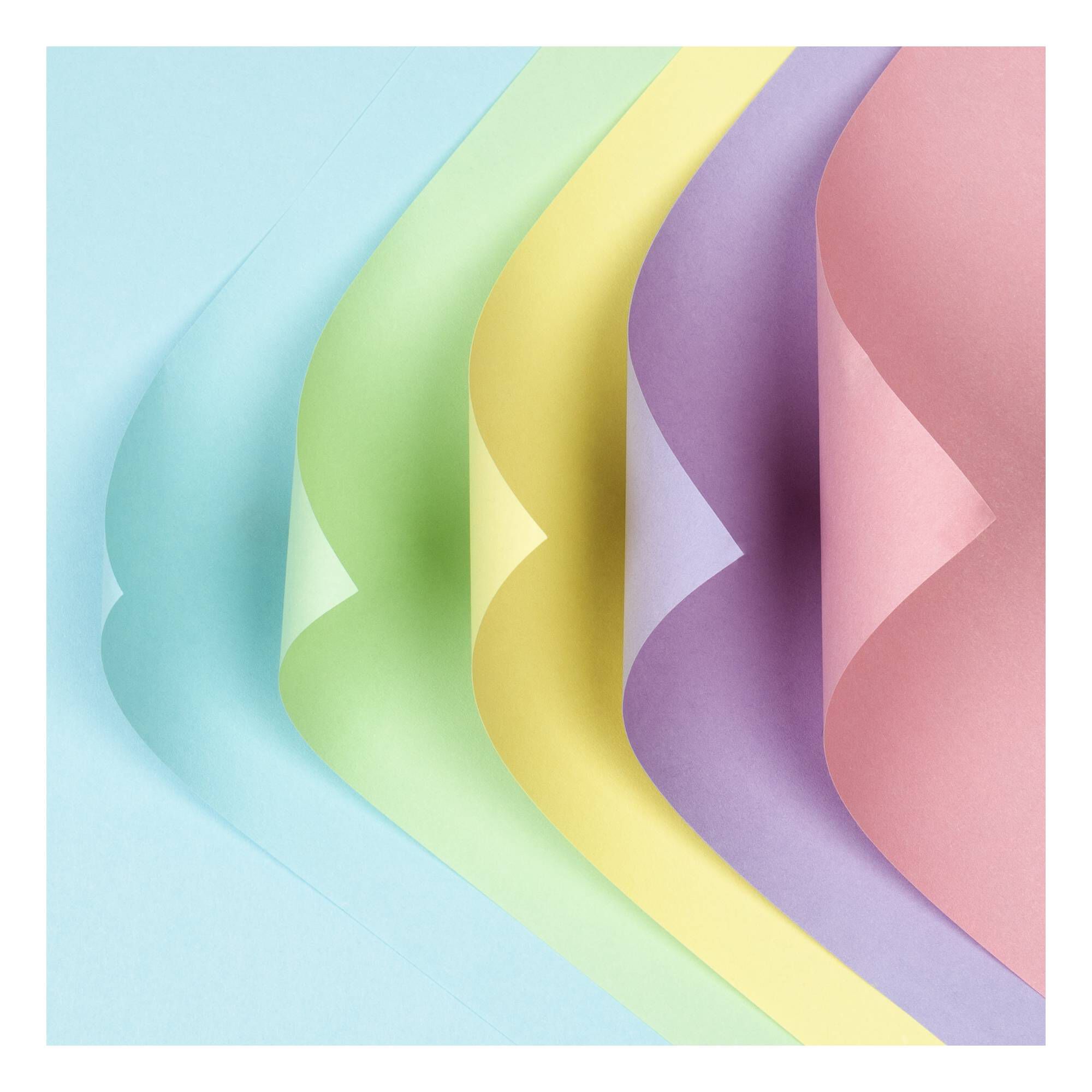 Pastel Coloured Paper A4 20 Pack Hobbycraft