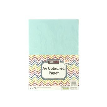 Pastel Coloured Paper A4 20 Pack image number 4