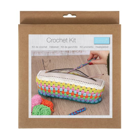 Trimits Crochet Stripe Bag Kit image number 1