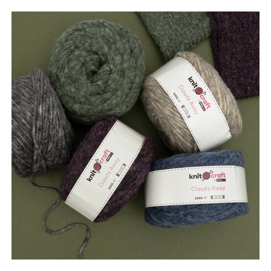 Knitcraft Taupe Clouds Away Yarn 100g image number 3