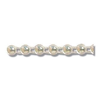 Aurora 4mm Flat Back Pearl Beading by the Metre image number 2