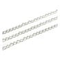 Beads Unlimited Silver Light Curb Chain 3mm x 1m image number 1