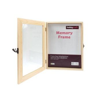 Wooden Memory Box Frame 32cm x 23cm image number 3