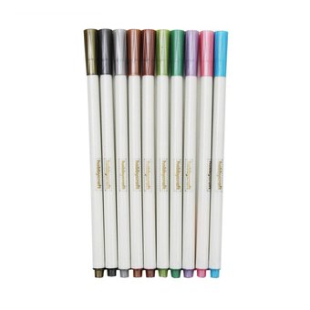 Assorted Metallic Pen Set 10 Pack