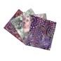 Pink Mix Batik Cotton Fat Quarters 4 Pack image number 1