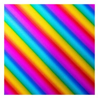 Cricut Rainbow Permanent Shimmer Smart Vinyl 13 x 36 Inches