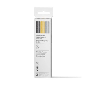 Cricut Joy Black, Gold and Silver Glitter Gel Pens 3 Pack