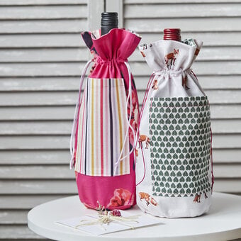How to Make a Fabric Bottle Bag
