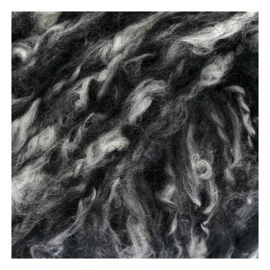 Knitcraft Black and White Blame It on the Bouclé Yarn 50g image number 2