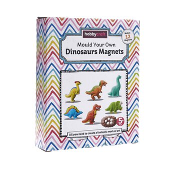 Mould Your Own Dinosaur Magnets 