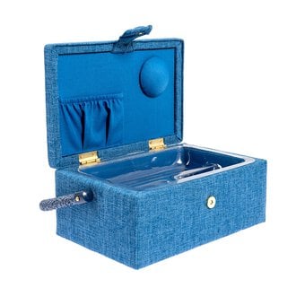 Blue Sewing Box
