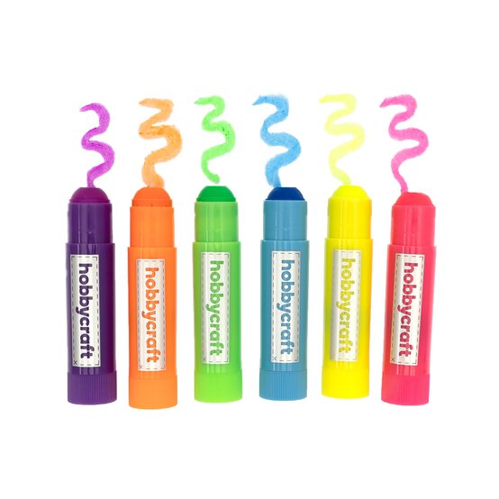 Neon Paint Sticks 6 Pack image number 1