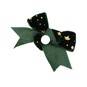 Green Velvet Star Bows 4 Pack image number 3