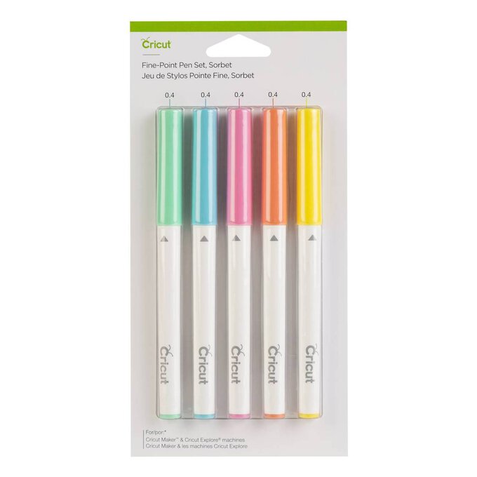 Cricut Sorbet Fine Point Pen Set 5 Pack
