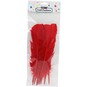 Red American Style Feathers 9 Pack image number 3