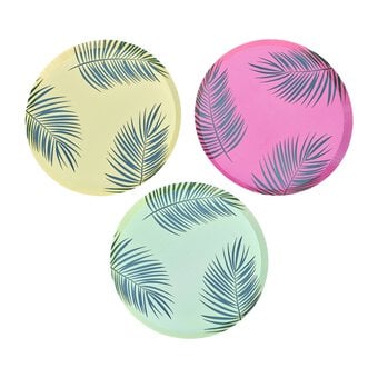 Ginger Ray Palm Leaf Printed Paper Plates 8 Pack image number 2